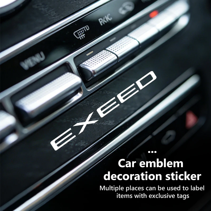 

For Chery Exeed Car Emblem Wiper Stickers Decor Decals Accessories LX YAOYUE Steller Ace ET TX TXL 2021 2022 2023 2024 2025