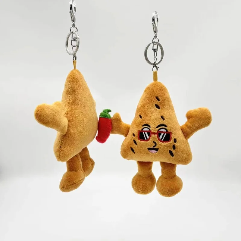 2025 nuevo Kawaii Peter Chip Cava colgantes de felpa juguete lindo Chocolate relleno llavero bolsa decoración regalos de peluche de Navidad