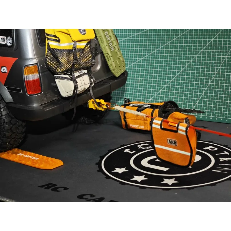 จําลองหนีแผ่น Tow Hook ชุดกู้ภัยตกแต่งสําหรับ 1/10 1/8 RC Crawler รถ TRX6 RC4WD D90 AXIAL SCX10 TRX4 MK07 ถัง 300