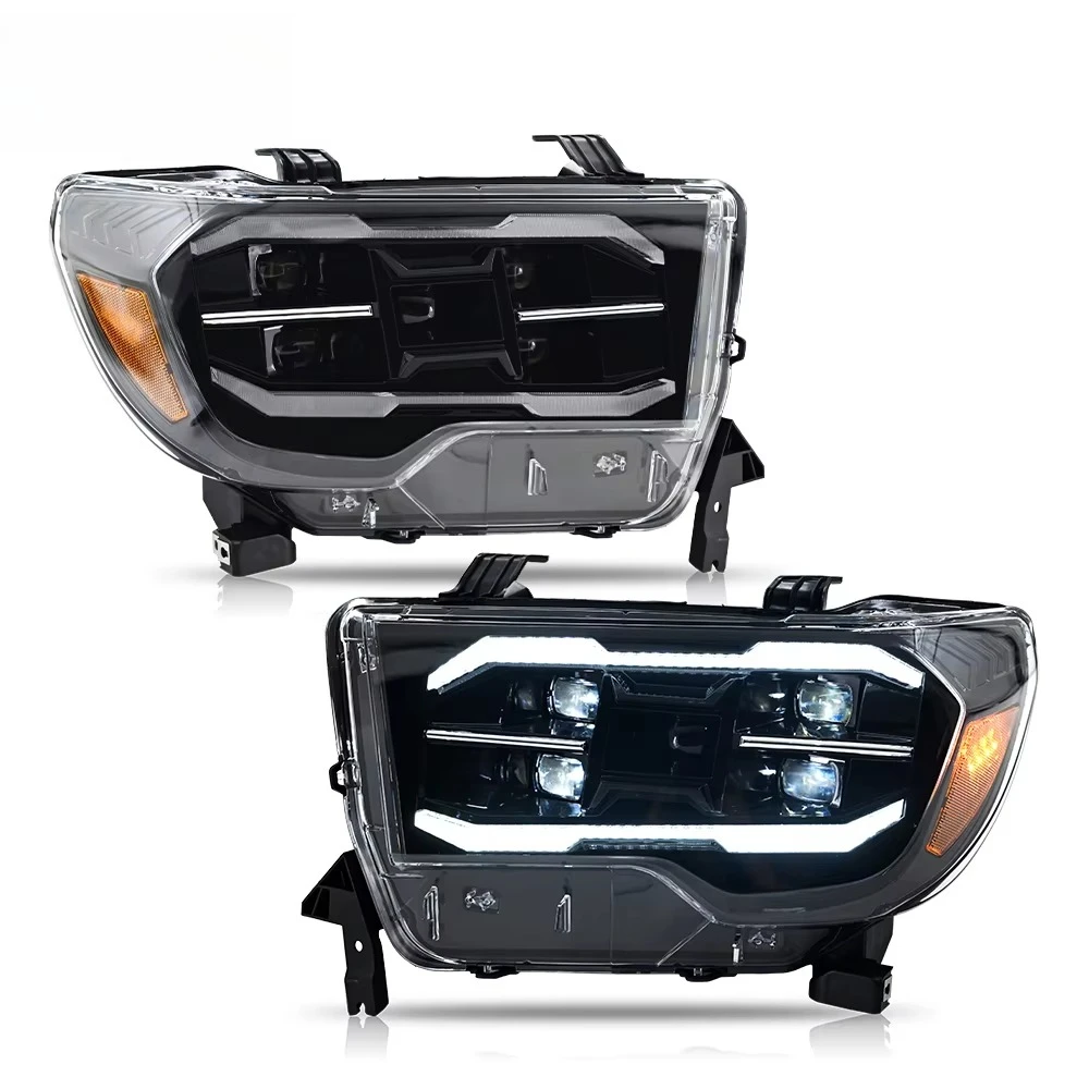 

Обновленные светодиодные фары для Toyota Tundra 2007-2013 / Sequoia 2008-2017: ДХО, головной свет, аксессуары для автомобиля