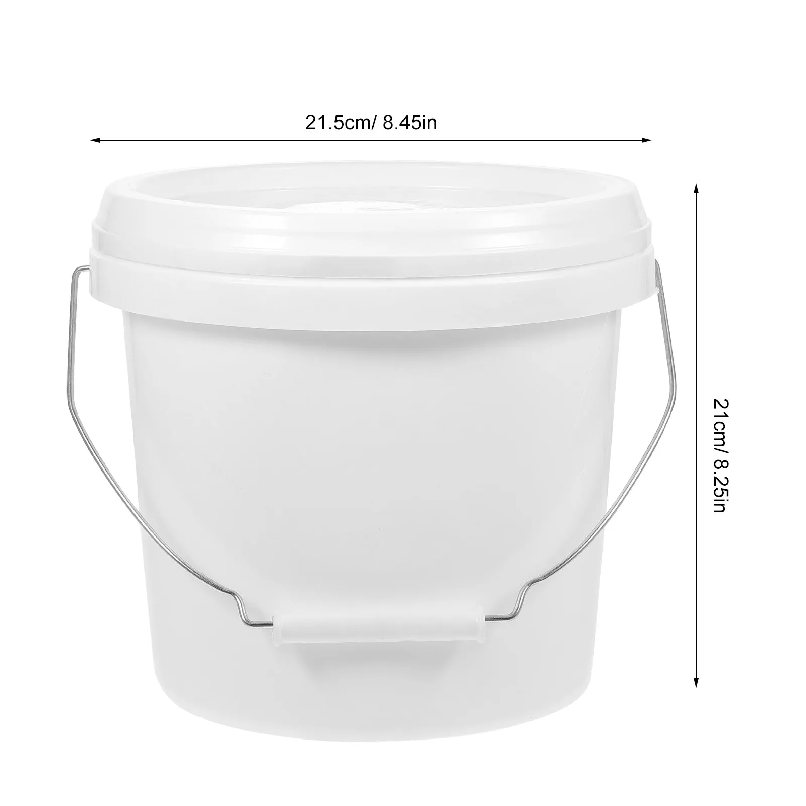 Bucket Paint Container Lid Storage Plastic Handle Halloween Christmas New Year Bucket Handles Iron Handle Metal Handle Gallon