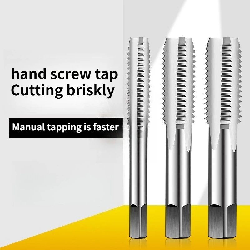 

M16/18/20/2/24 High Hardness Internal Thread Hand Tap Metric Extended Ordinary Straight Groove Fine Tooth Hand Tap