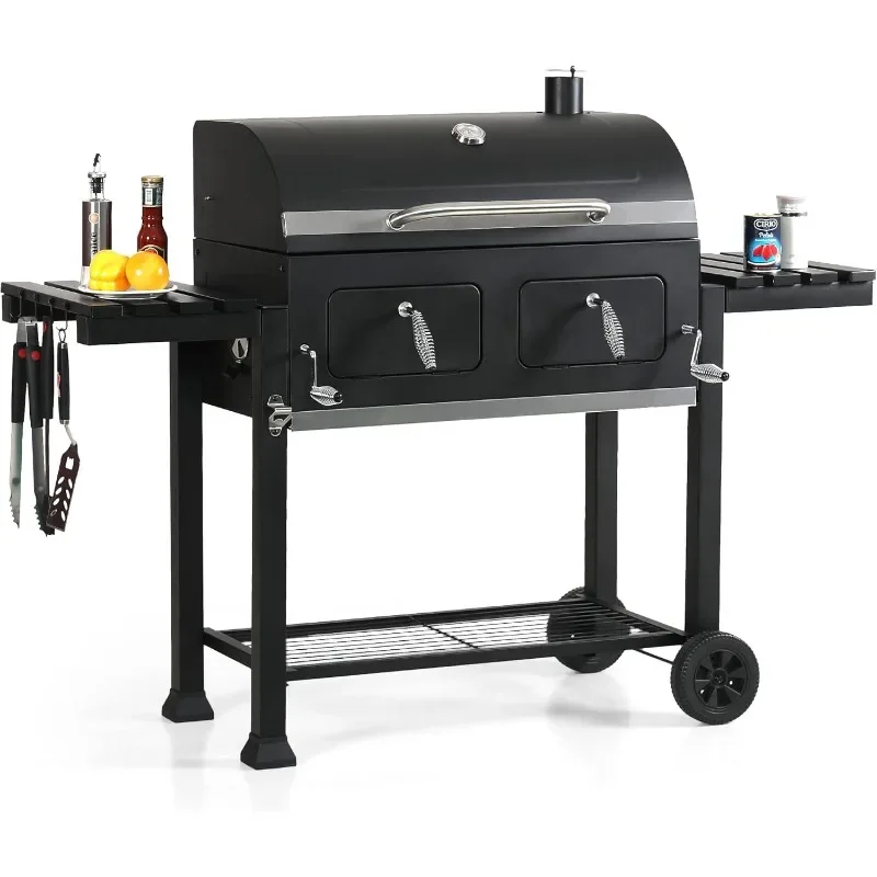 Captiva Designs Extra Large Charcoal BBQ Grill with Oversize Cooking Area(794 SQIN), Outdoor Cooking Grill