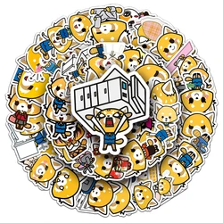 Kawaii Sanrio Aggretsuko Anime Adesivos, Decalques DIY, Papelaria Graffiti, Laptop, Telefone, Impermeável Vinil Dos Desenhos Animados Adesivo, 10 Pcs, 30 Pcs, 50Pcs