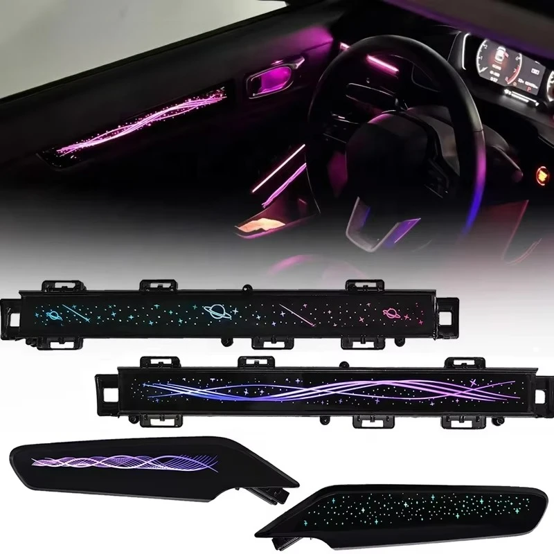 Car 256 color ambient light for Honda 11th generation Civic 2022-2026 car 12V dynamic Symphony LED light decoration accessories