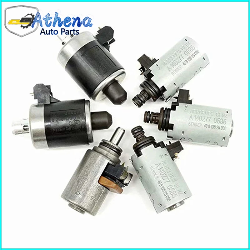 

6Pcs 722.6 Automatic Transmission Solenoids Set Fit For Mercedes-Benz S350 5-Speed Gearbox A1402770398 A1402770435 A1402770535