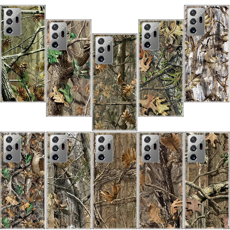 Realtree Real Tree Camo Phone Case For Samsung S24 S23 S22 Ultra S21 Plus Galaxy S20 FE S10 Lite S10E S9 S8 S7 S6 Edge Cover Cap