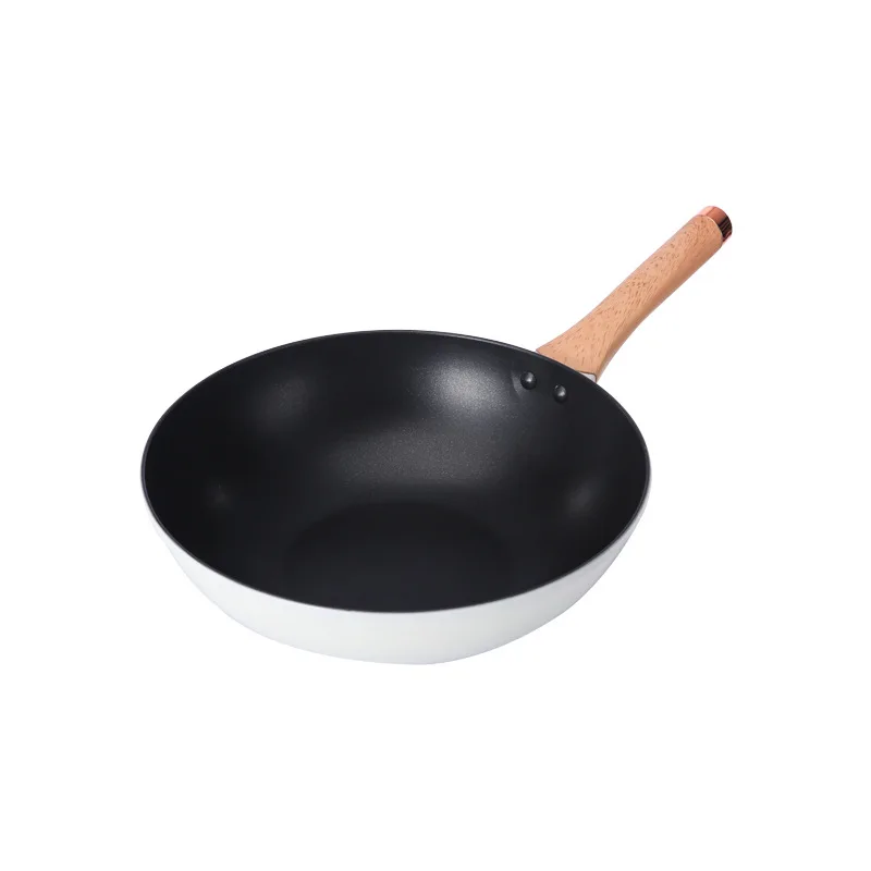 

Shell wok Household fine iron non stick wok essential for cooking