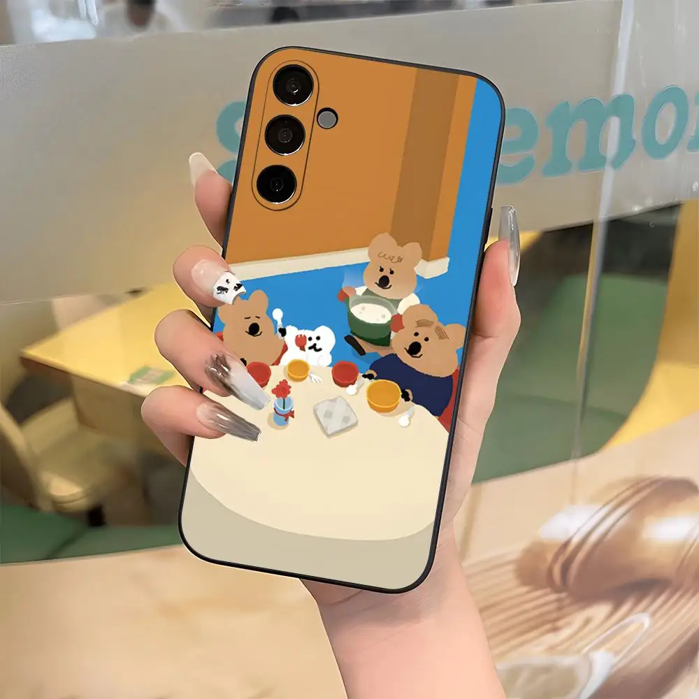 Cute Peanut Quokkas Phone Case For Samsung S26 S25 Edge S24 S23 S22 S21 Ultra Plus Fe A55 56 15 4G 5G Galaxy Silicon Cover