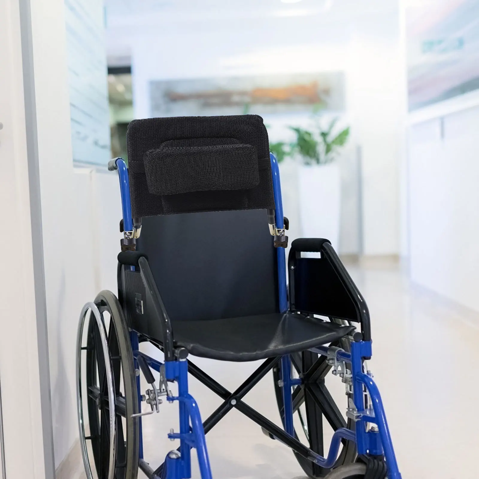 

1Set Wheelchair Backrest Extension Heightening Neck Support Headrest Soft Filling Durable Replacement Parts Wheelchair