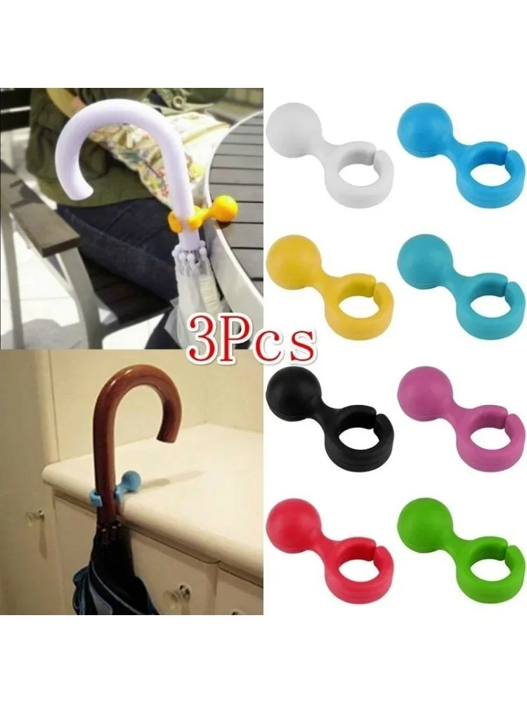 3PCS Regenschirm Halter Neue Mode Regenschirm Ständer Ring Halter Haken Regenschirm Halterung Lagerung Rack Bunte