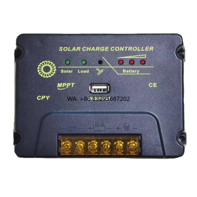 

Auto Smart Mppt Solar Charge Controller 10A 20A 12/24V Solar Controller 5v Usb Output Charged Battery Mppt Controller