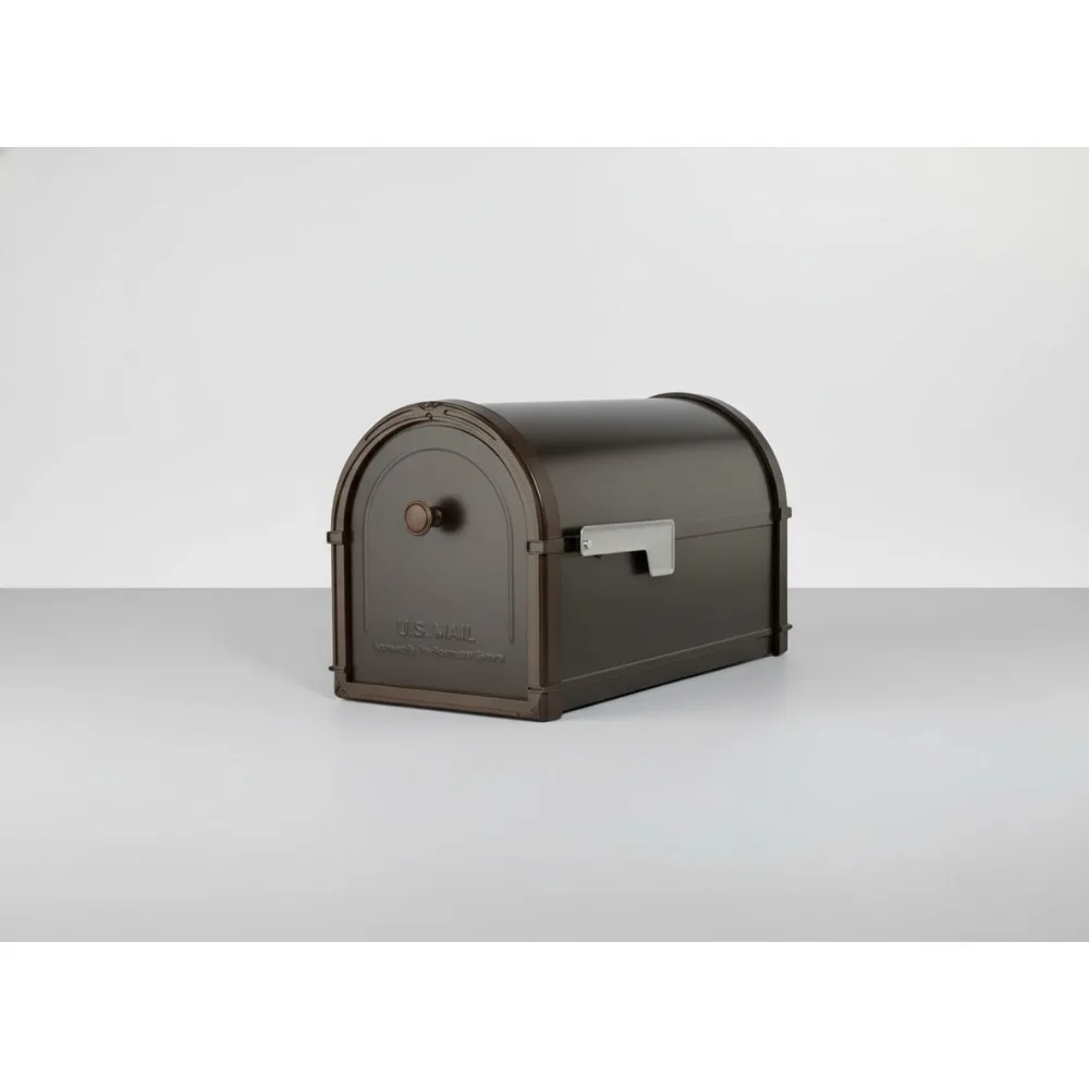 

Large Capacity Galvanized Steel Post Mount Mailbox, Weatherproof Rust-Resistant USPS Approved for Homeowners