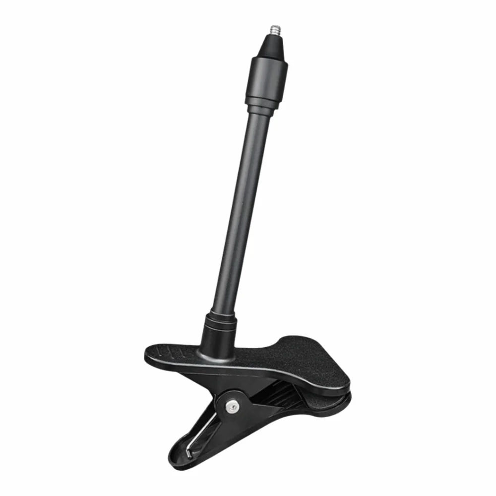 Multifunctional Universal Camera Clamp Mount Flexible Heavy Duty Clip on Webcam Stand Punch-free Sturdy Camera Bracket Desktop