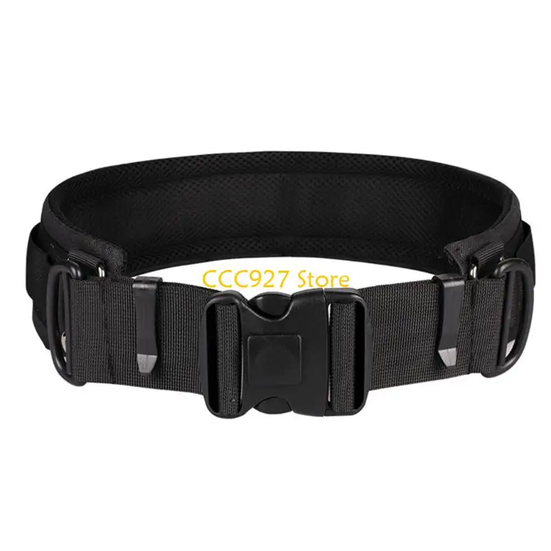 

B03F Nylon Weave Belt With Plastic Plugging Buckle Waist Adjustable Strap