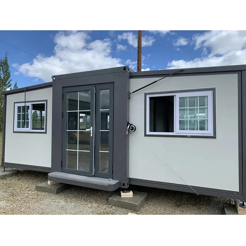 Folding Box House Container House Back Yard 20 Ft 40 Ft 2 Bedroom Expandable Container Room Deluxe Mobile Prefabricated House