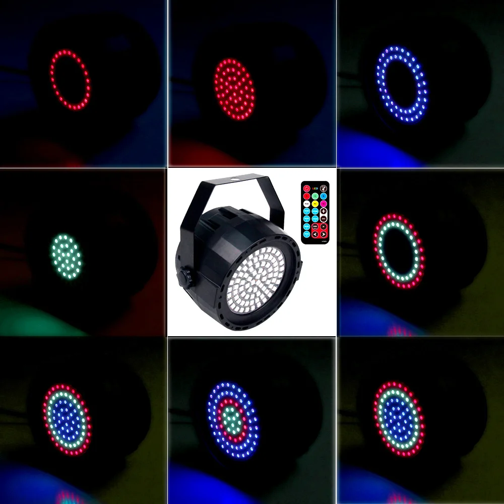 78 Led Stage Light DMX Control RGB Par Disco Strobe Light DJ Sound Party Lights Effect Lighting Party Holiday Pub Wedding Lights