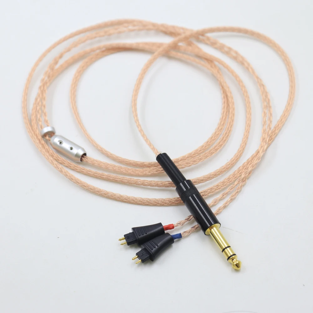 

High Quality 16 Core UPOCC Single Crystal Pure Copper Headphone Replace Upgrade Cable for Fostex TH610 TH900 MK2 TH909 Earphone