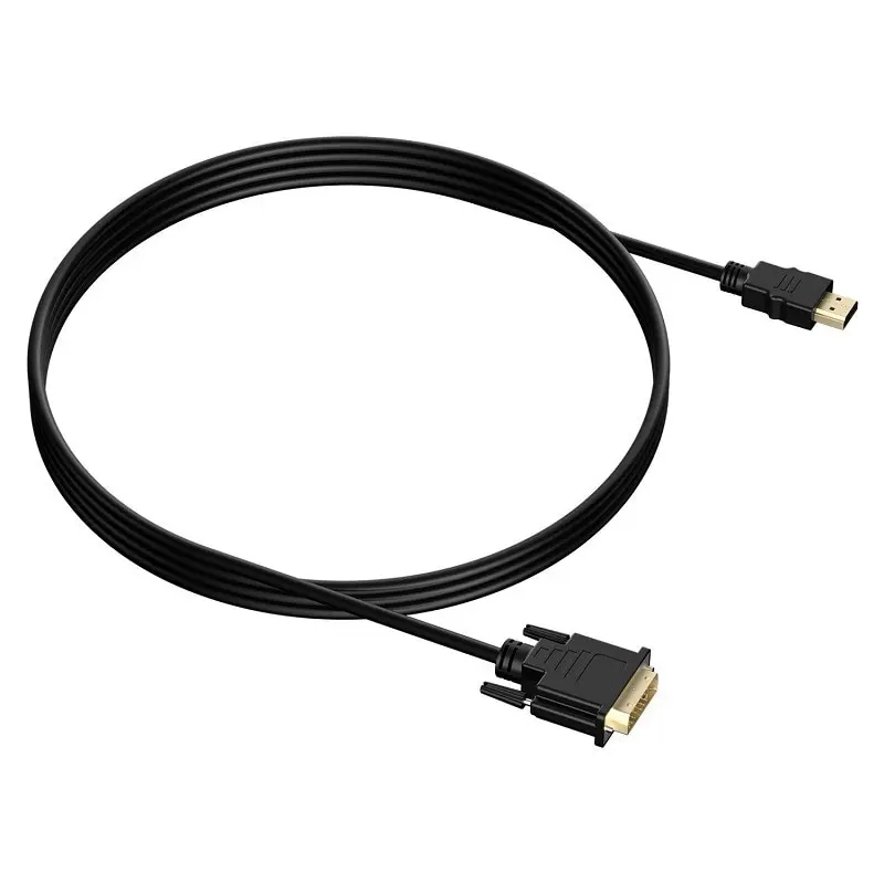 DVI To HDTV Cable HDMI To DVI Compatible Cable 1.5M 3M 1080P 3D DVI D 24 1 Pin Adapter Cables For TV BOX DVD PC Projector
