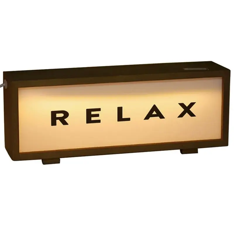 B27B Wooden Acrylic Night Light Photo Frame Bedroom Bedside Lamp Home Desktop Decoration Atmosphere Activity Gift