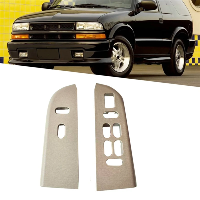 Car Window Lock Lift Switch Panel Trim Cover 2L1Z-14524-AA 6L1Z-14525-BA For Ford Expedition 2003-2006