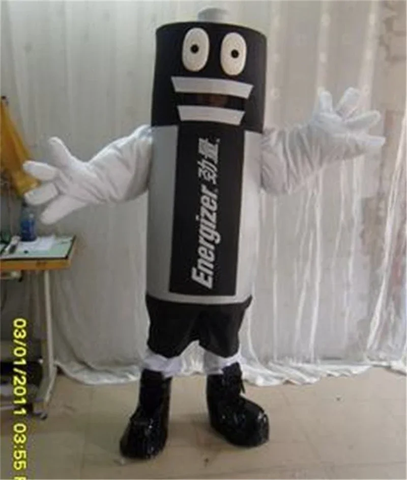 

Battery Mascot Cute Character Adult Lovely Battery Mascot Costume Fancy Dress Halloween Party Costume