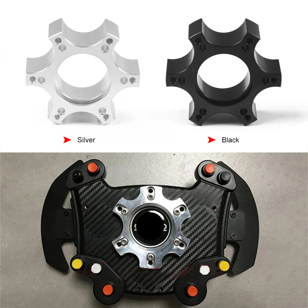 

Aluminum alloy 70mm Wheel Spacers Adapter Plate Ring for Thrustmaster T300RS Steering Wheel upgrade Steering Wheel Adapter Plate