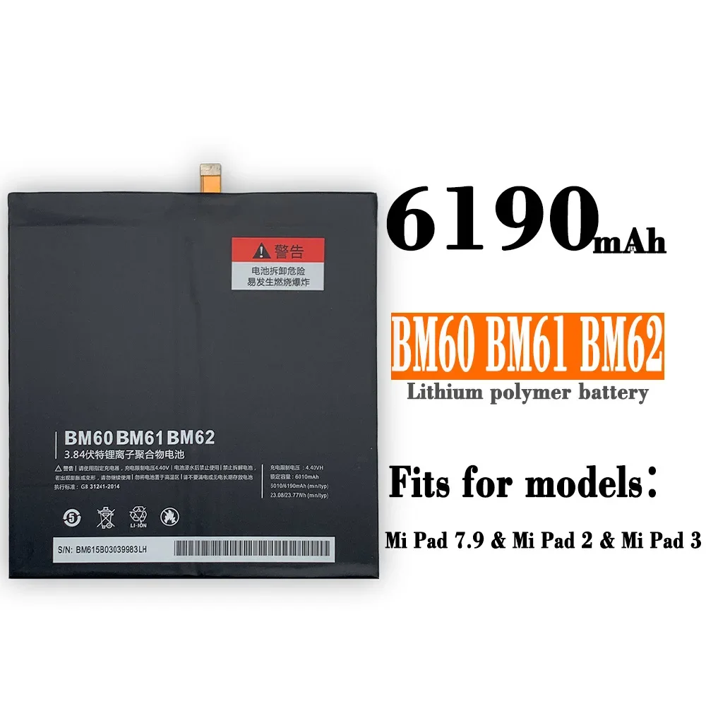 

BM60 BM61 BM62 BN60 BN80 Сменный аккумулятор для планшета Xiaomi Pad 1 2 3 4 4 Plus Mipad 1 2 3 4 4 Plus + наборы инструментов