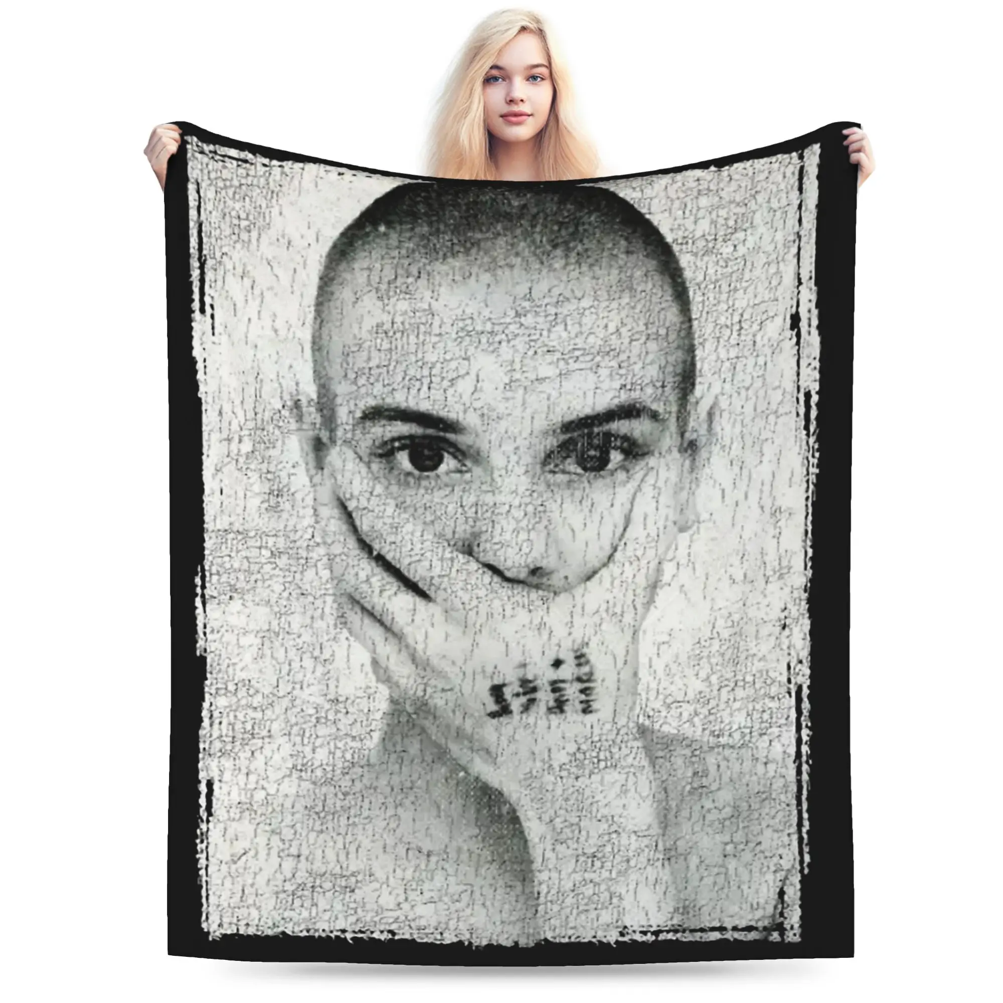 Sinead O'connor Blanket Fleece Printed  Multi-function Ultra-Soft Throw Blankets for Home Office Plush Thin Quilt