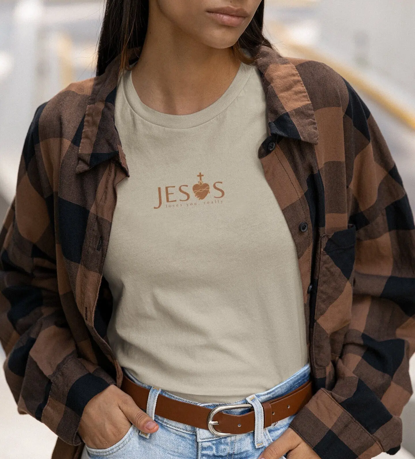 Jesus Love You Sacred Heart Catholic T Shirt Christian Clothes Merch Faith Based Traditional Streetwear