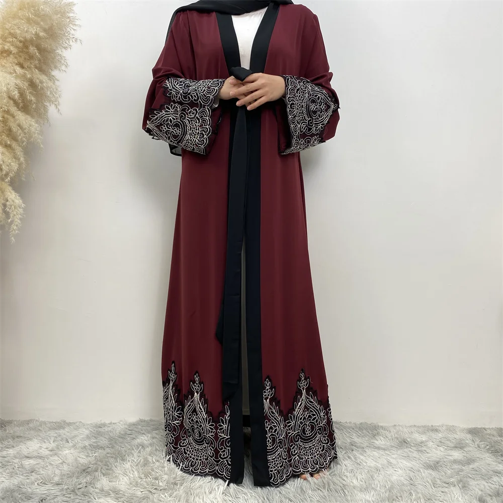 Modest Abaya Ramadan Dubai Robe Femme Musulmane Turkey Kaftan Islamic Clothing Muslim For Women Kimono Caftan Marocain Cardigan