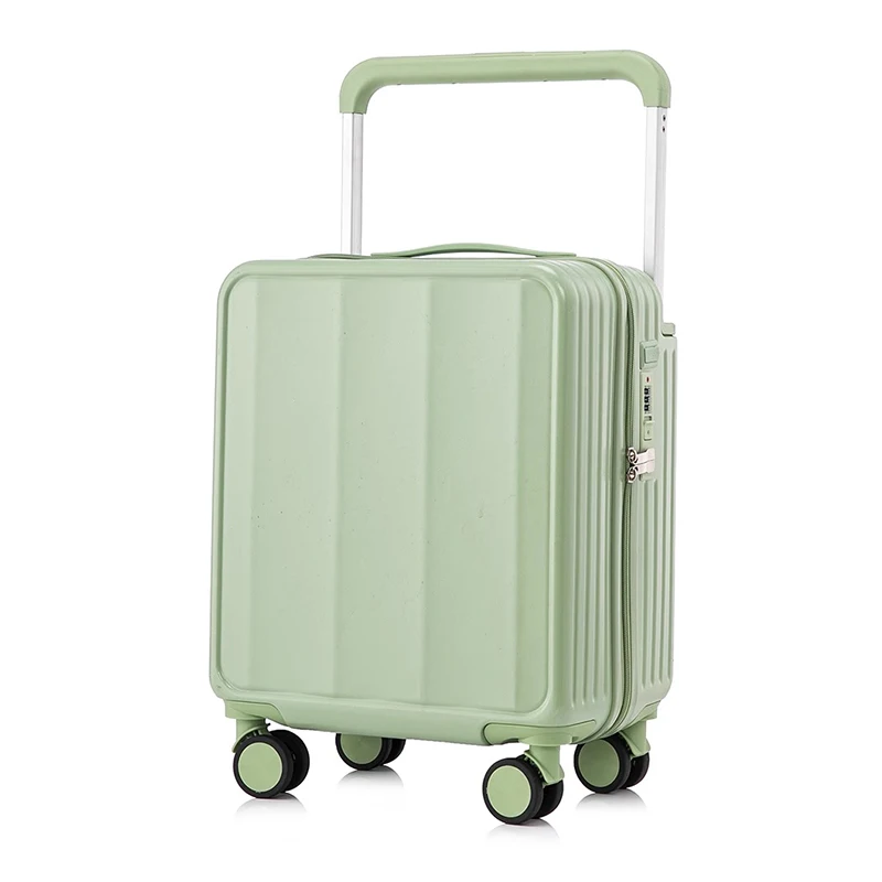 2024 New multifunctional suitcase small front opening carry on luggage laptop bag 18 inch mini rolling trolley 20\