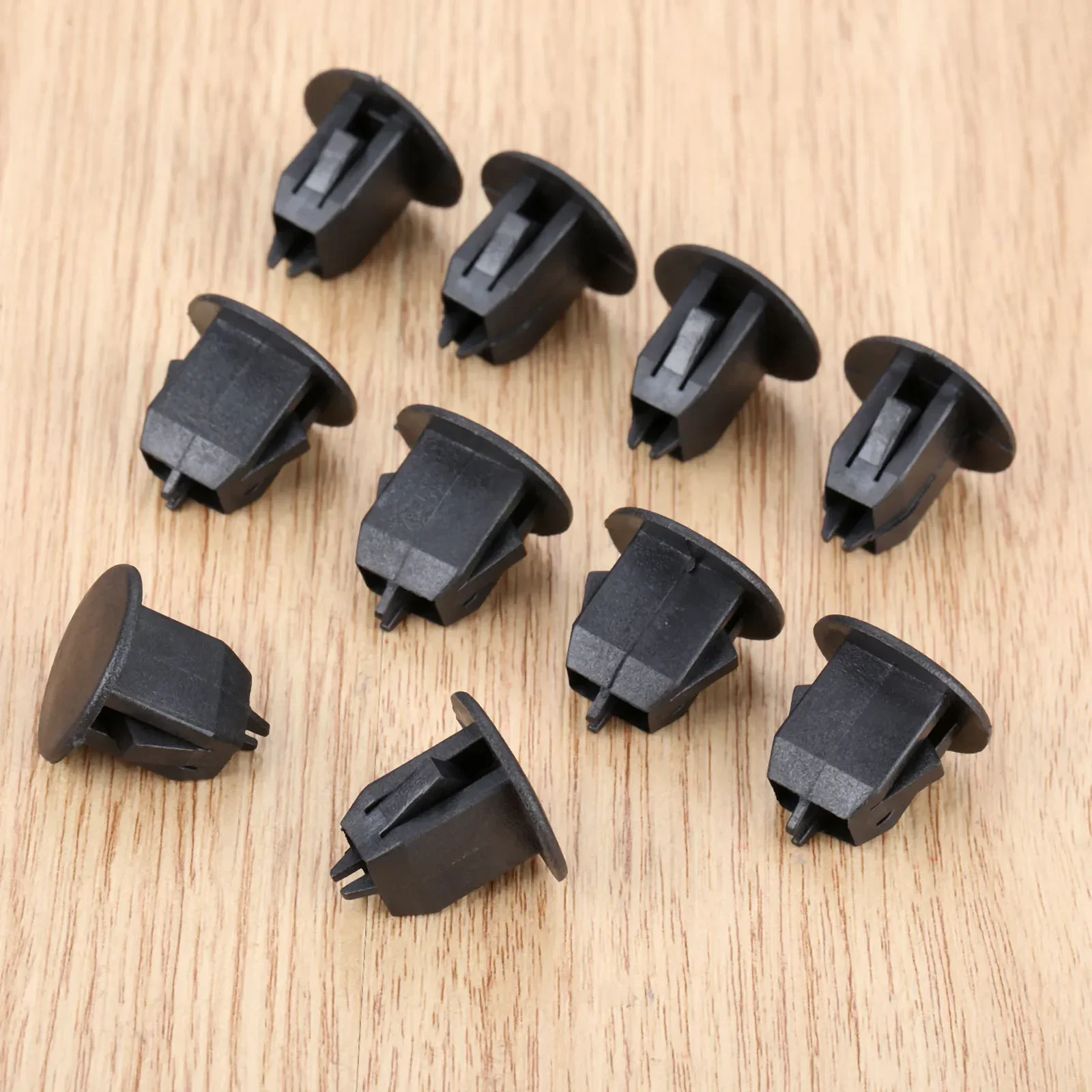 Sujetadores de coche retenedor de revestimiento de maletero, abrazadera de Clip de obstrucción para Volvo S80, S80L, S60, S40, remaches de plástico negro, 25 uds.