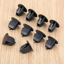 25Pcs Auto Fasteners Retainer Trunk Lining Clogging Clip Clamp for Volvo S80 S80L S60 S40 Black Plastic Rivets Car Clips