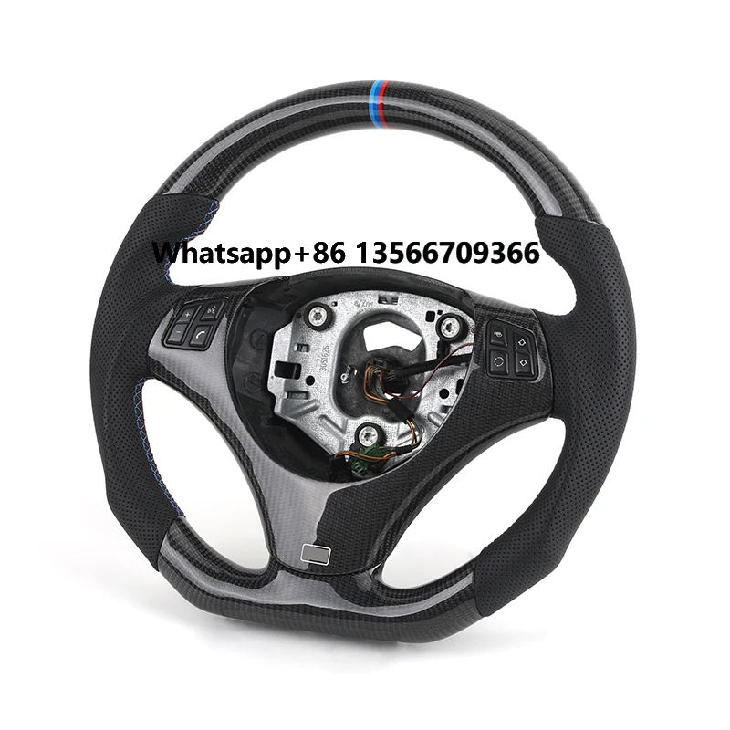 

Custom Volant Half Perforated Leather Carbon Fiber Steering Wheel for 3 Series E82 E87 E88 M3 E90 E91 E92 E93 X1 E84 X5 E70