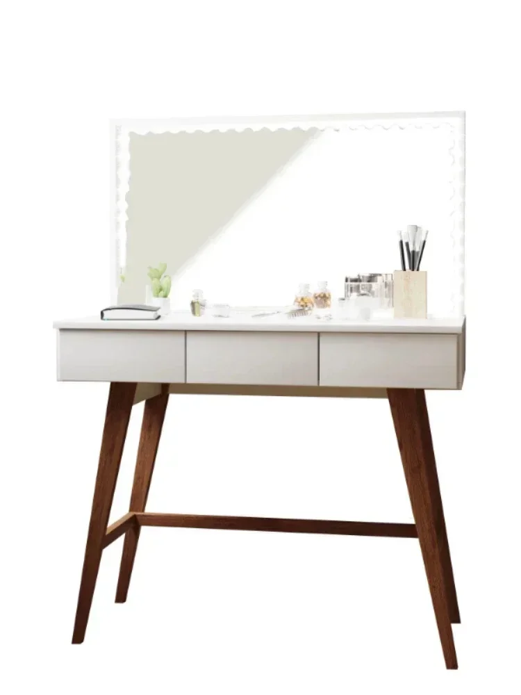 Boahaus Cybele Modern Lighted Vanity Table for Bedroom, White Finish bedroom furniture  dressers