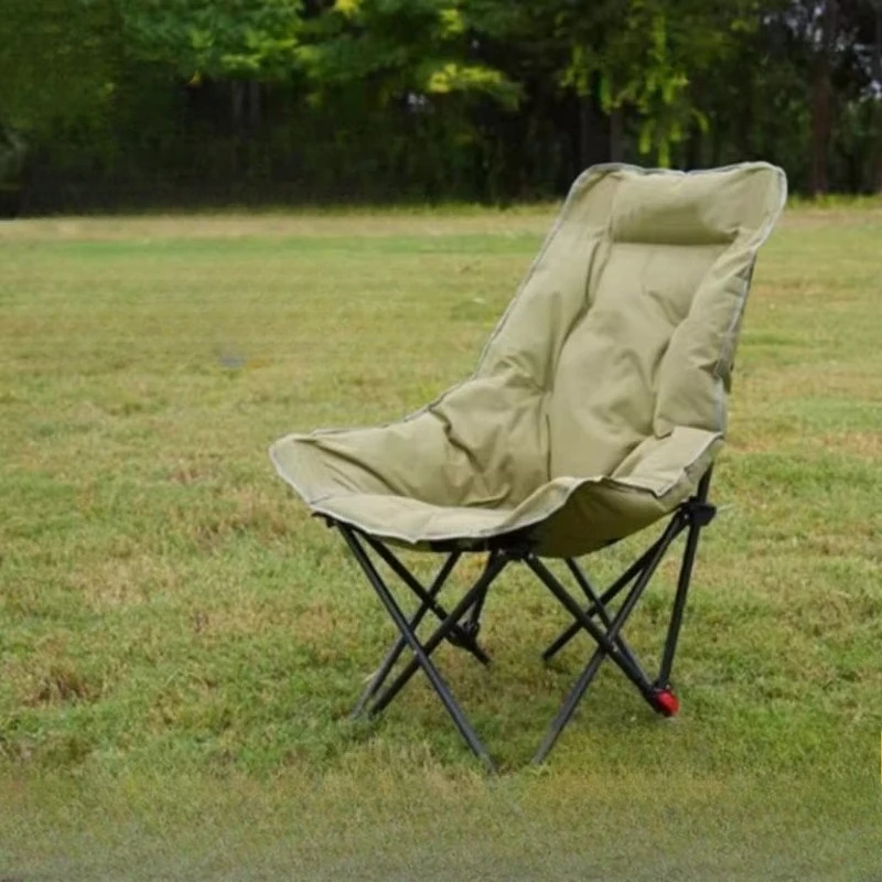 

Recliner Backrest Camping Chair Outdoor Office Folding Camping Chair Relaxing High Cadeira De Acampamento Sports Entertainment