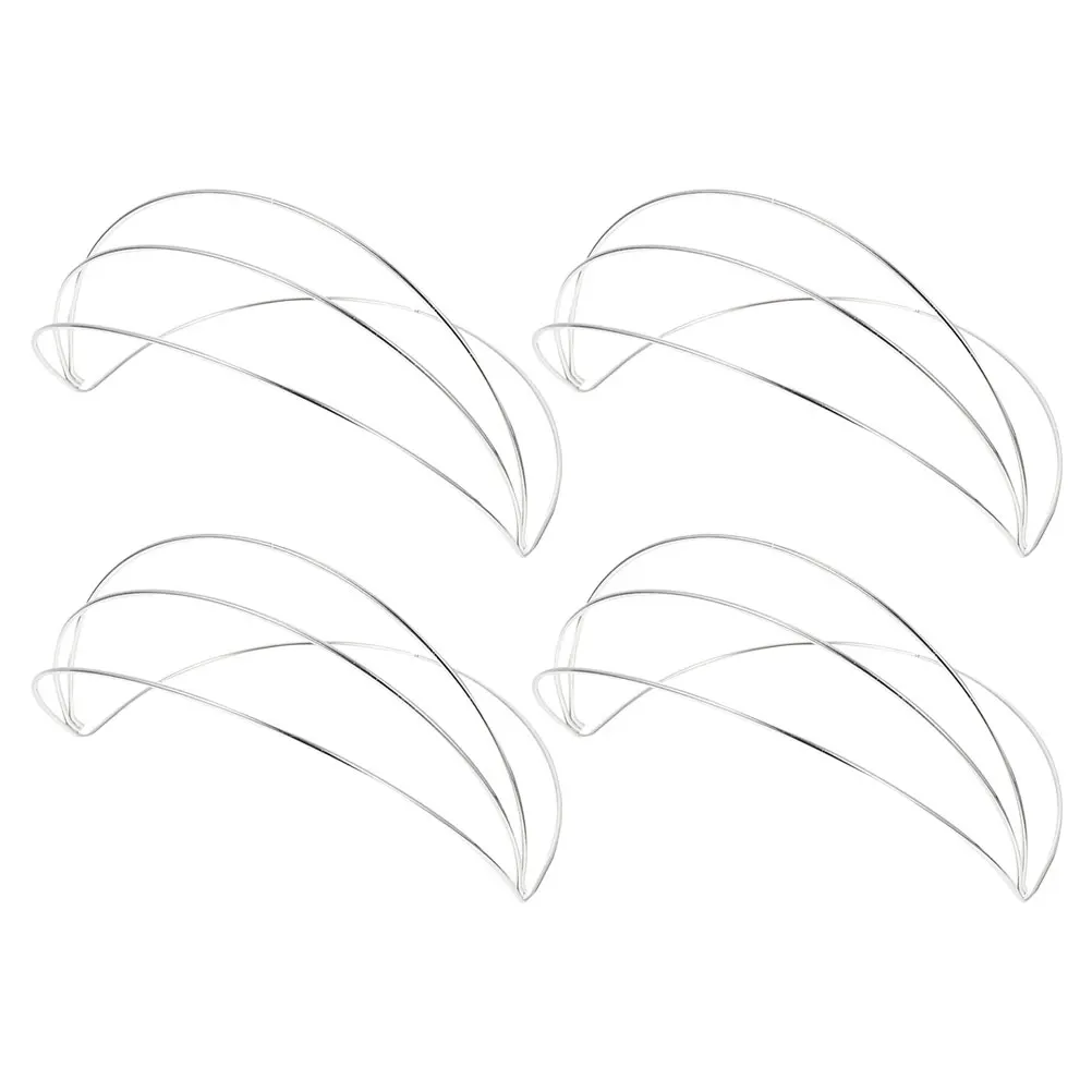 

4Pcs DIY Crown Headband Base Lightweight Material for Comfortable Wear in Daily Use Or Special Celebrations Tiara Base