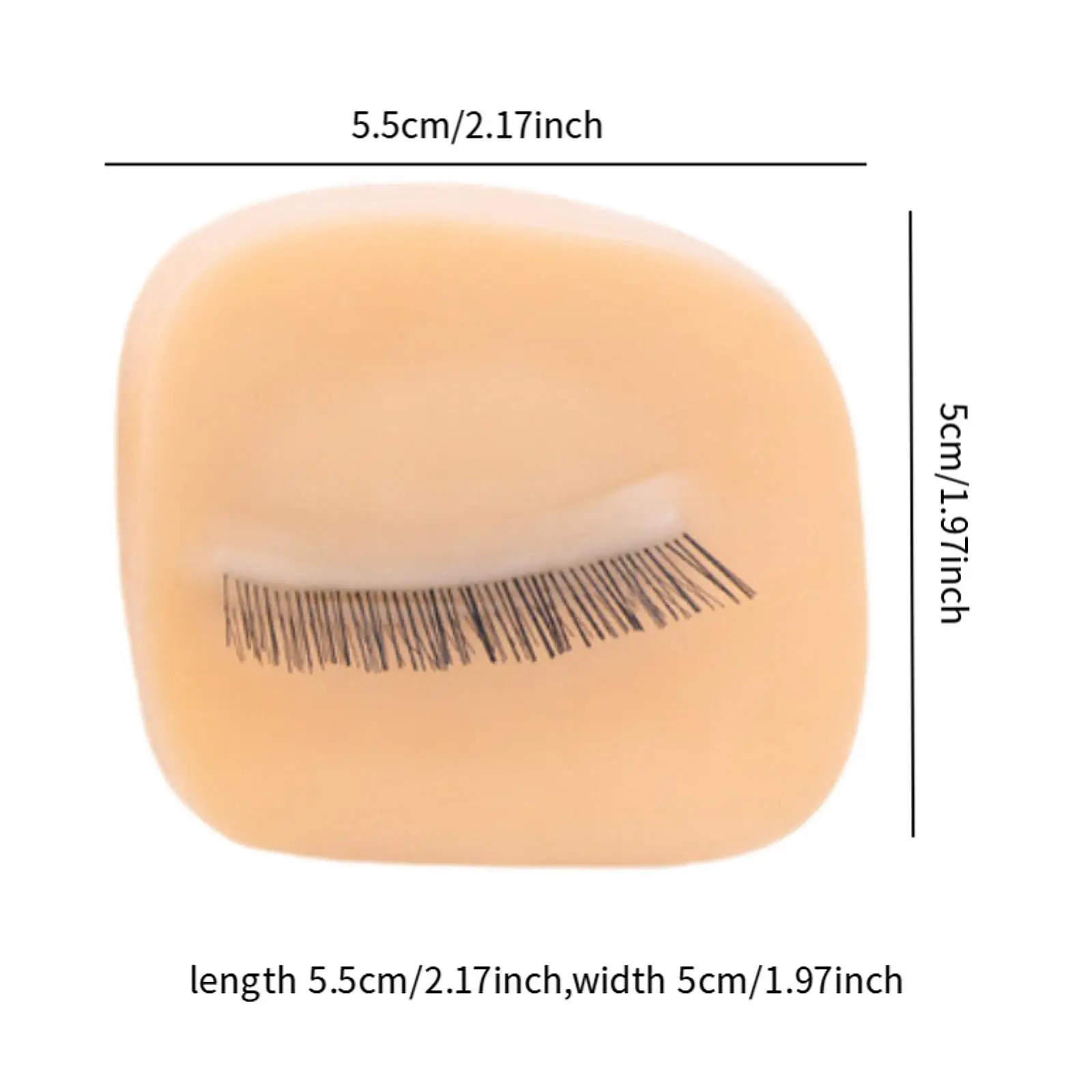 Austauschte Augenlider Übungs-Augenlider-Pad Abnehmbare Übungs-Wimpernverlängerung Ersatz-Augenlider für den Heim-Wimpern-Salon-Stylisten