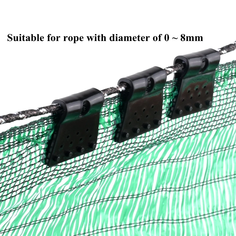 50 sztuk / partia Klips do siatki przeciwsłonecznej 7 stylów Klipsy do siatki przeciwsłonecznej Hak do montażu ogrodzenia domowego Namiot zewnętrzny