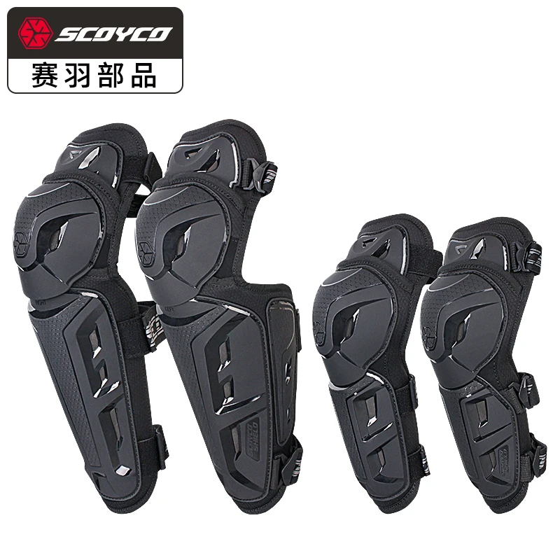 

SCOYCO Motorcycle Knee Pads Moto Off-road Protective Gear Outdoor Sports Motorcycle Equipment Elbow Pads+Knee Pads Four Seasons