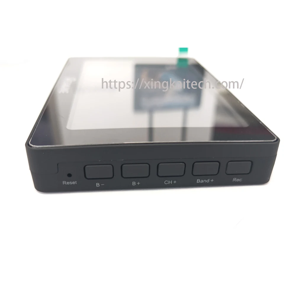 FPV Monitor 5.8G 48CH 5 inch Display Highlight HD Receiver Low Latency W/ Video Recorded Built in 4000mAh Battery