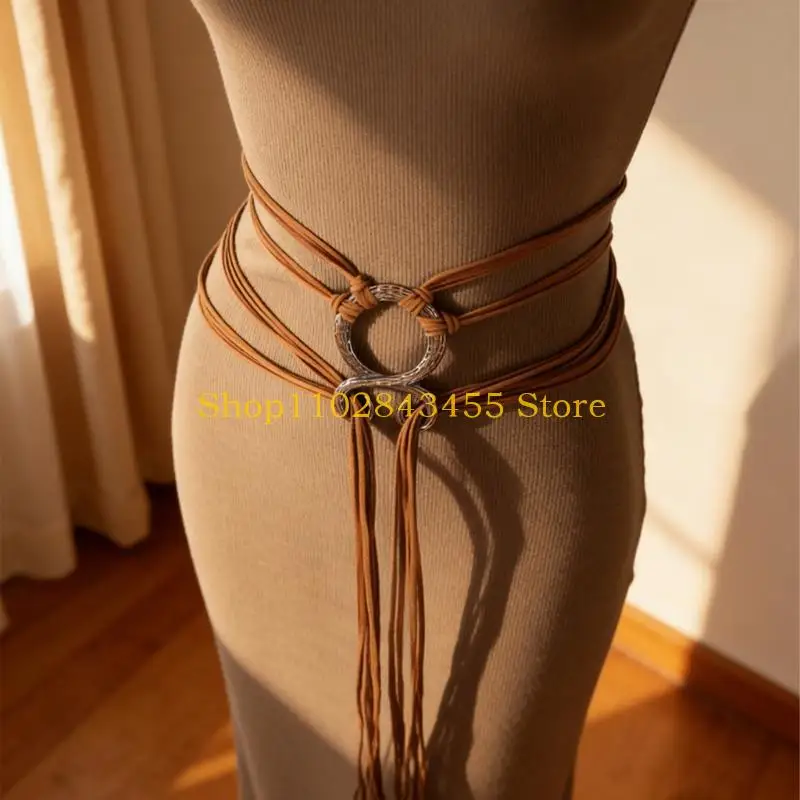 49MC Snake Metal Belt Medieval Fantasy Design Adjustable Wrap Feature for Sizing and Quick Costume Changes in Themed Event