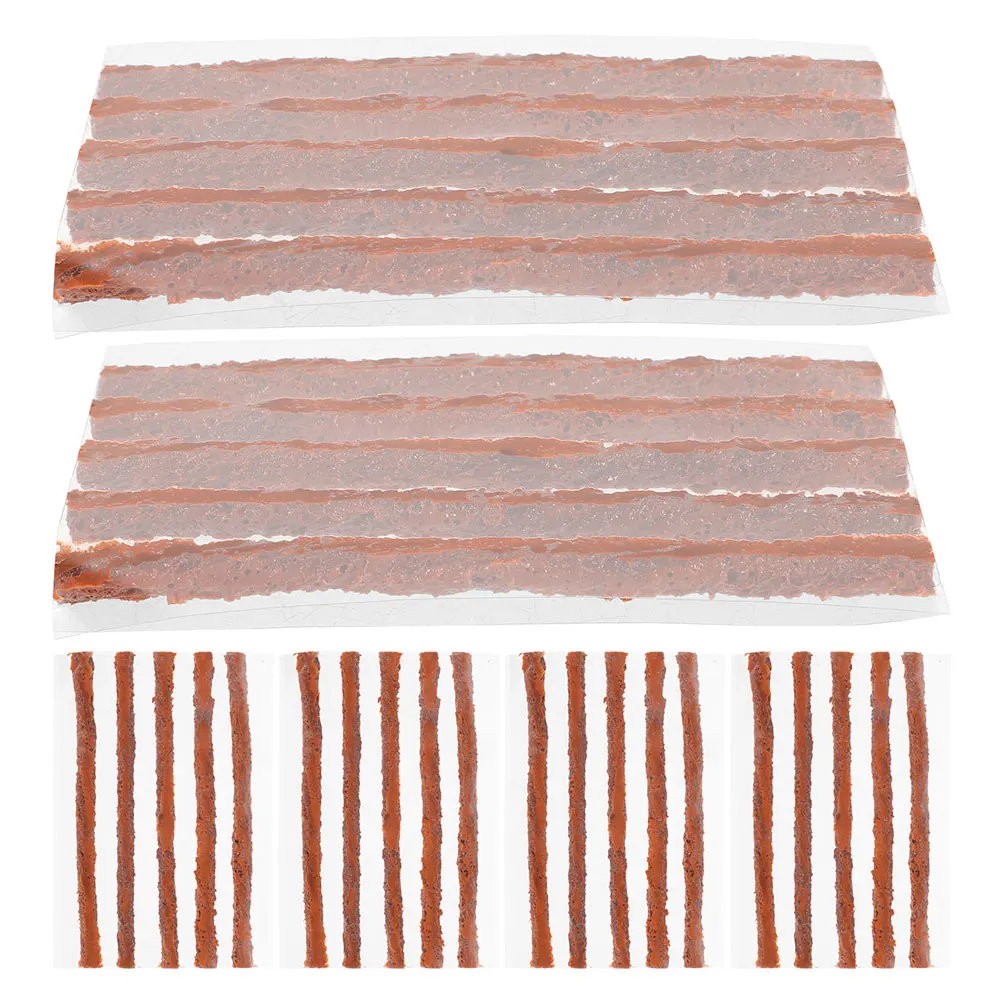 

60 Pcs Tire Repair Kit Rubber Sealing Strips for Car Bike Motorcycle Quick Fix Puncture Plug Tools Set Sealant Strings