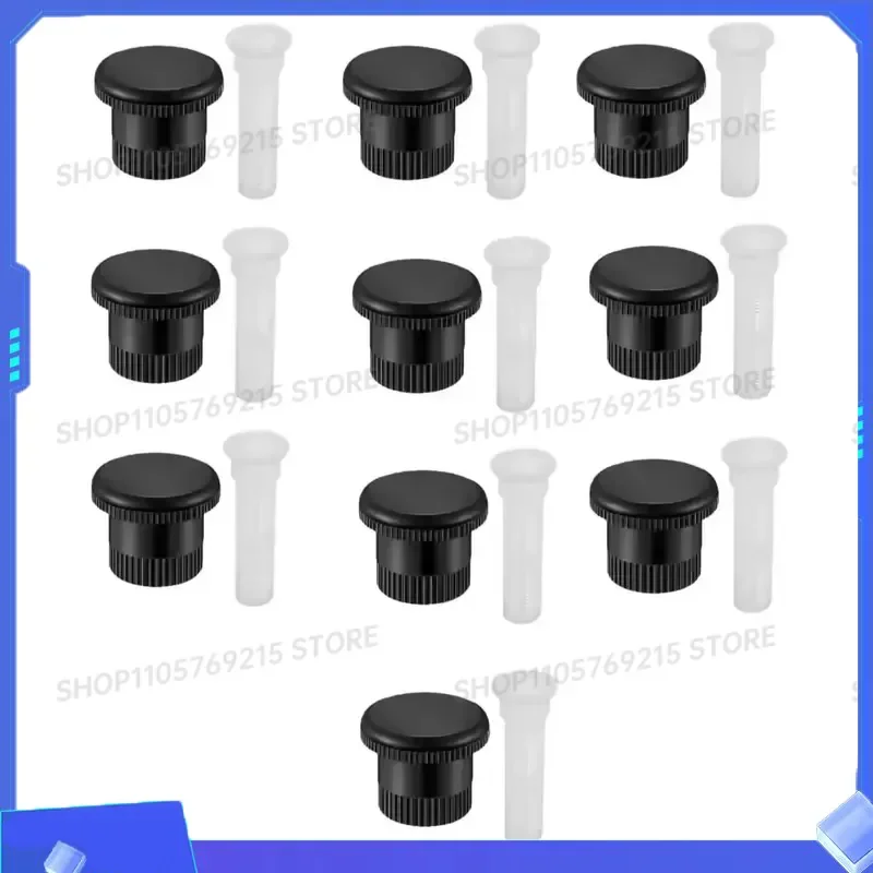 For Hunter Compatible Spray Nozzle Set 10 20 40 Pcs Black White Plastic Sprinkler Nozzles with Lids and Filters