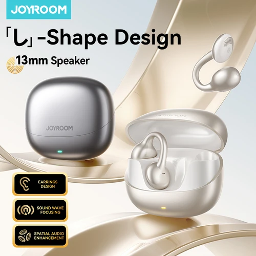 Imagen 1 del producto Joyroom-auriculares inalámbricos con Clip, cascos abiertos con reconocimiento automático de L-R, Control Omni Tap, sonido envolvente, JR-OE3