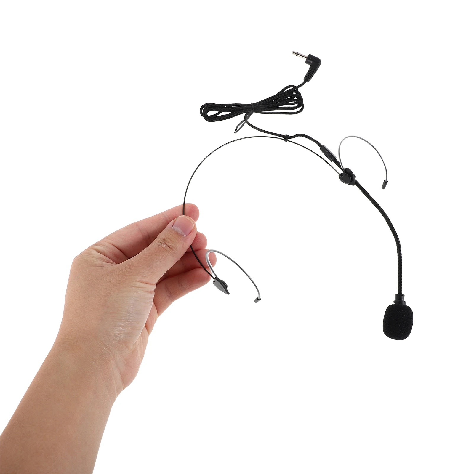 Headset Microphone Over Ear Condenser Mic For Teachers Tour Guides Lectures Presentations Lightweight Universal Fit Voice