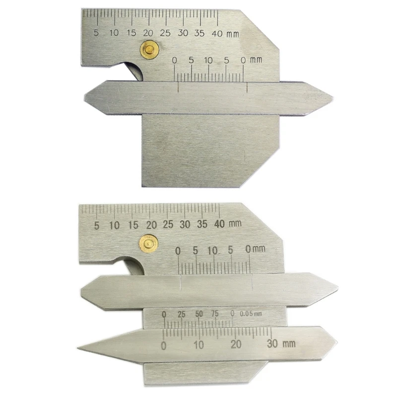 Inspection Ruler Stainless Steel Weld Seam Gauge 0-75mm Weld Guage Ruler