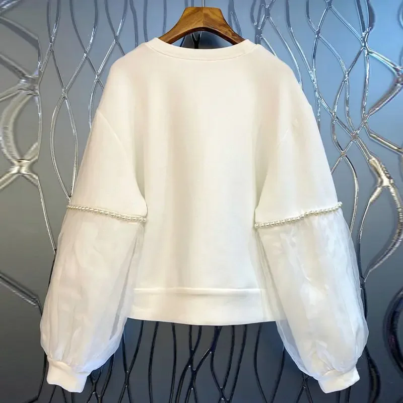 2025 Spring New Korean Fashion Hoodies Women Pullover Sweatshirt Tops Vintage Loose Streetwear Women Y2k Clothes