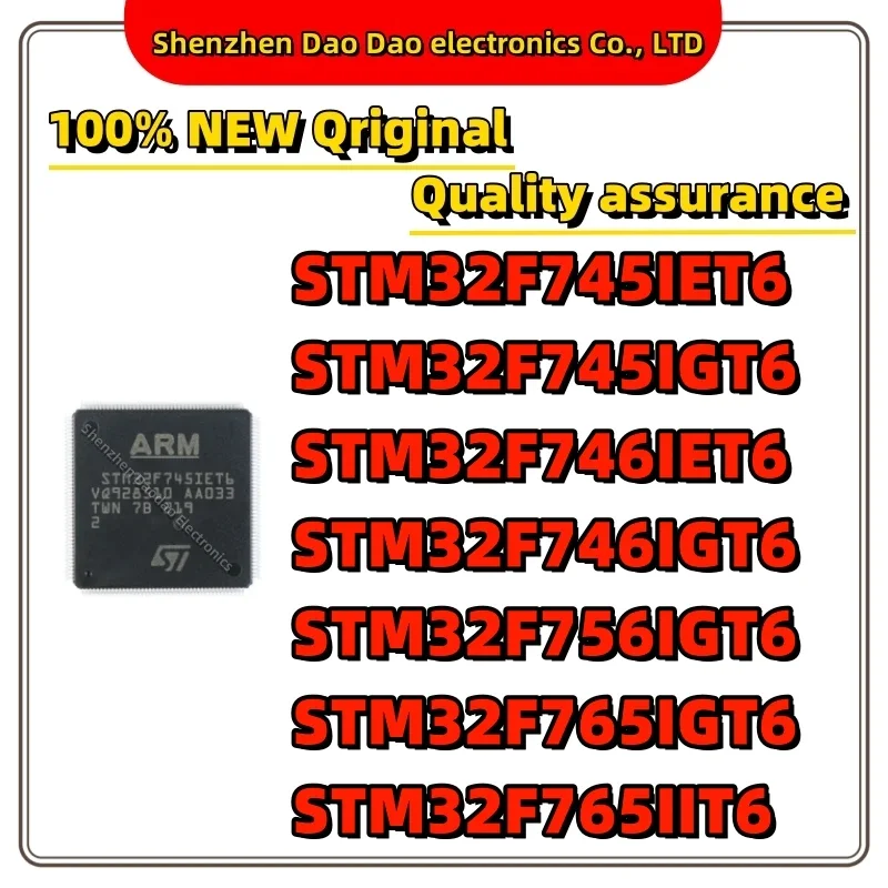 STM32F745IET6 STM32F745IGT6 STM32F746IET6 STM32F746IGT6 STM32F756IGT6 STM32F765IGT6 STM32F765IIT6 IC MCU Chip LQFP-176